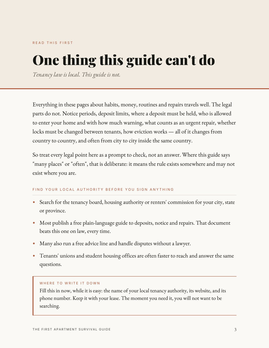 One thing this guide can’t do